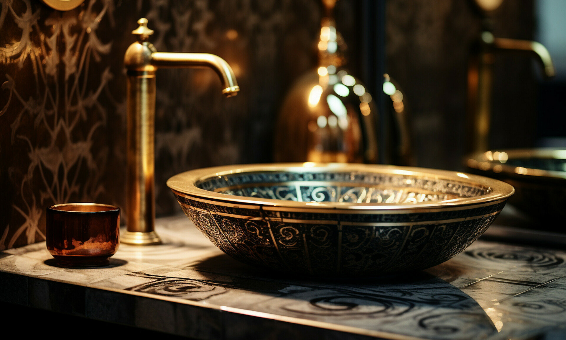 Luxusní koupelna inspirovaná Marokem